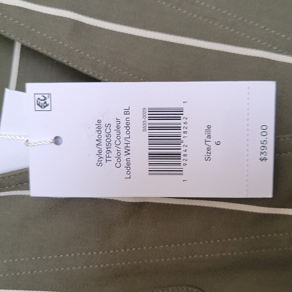 NWT Derek Lam 10 Crosby Loden Military Green Olive Utility Dress - Picture 8 of 12